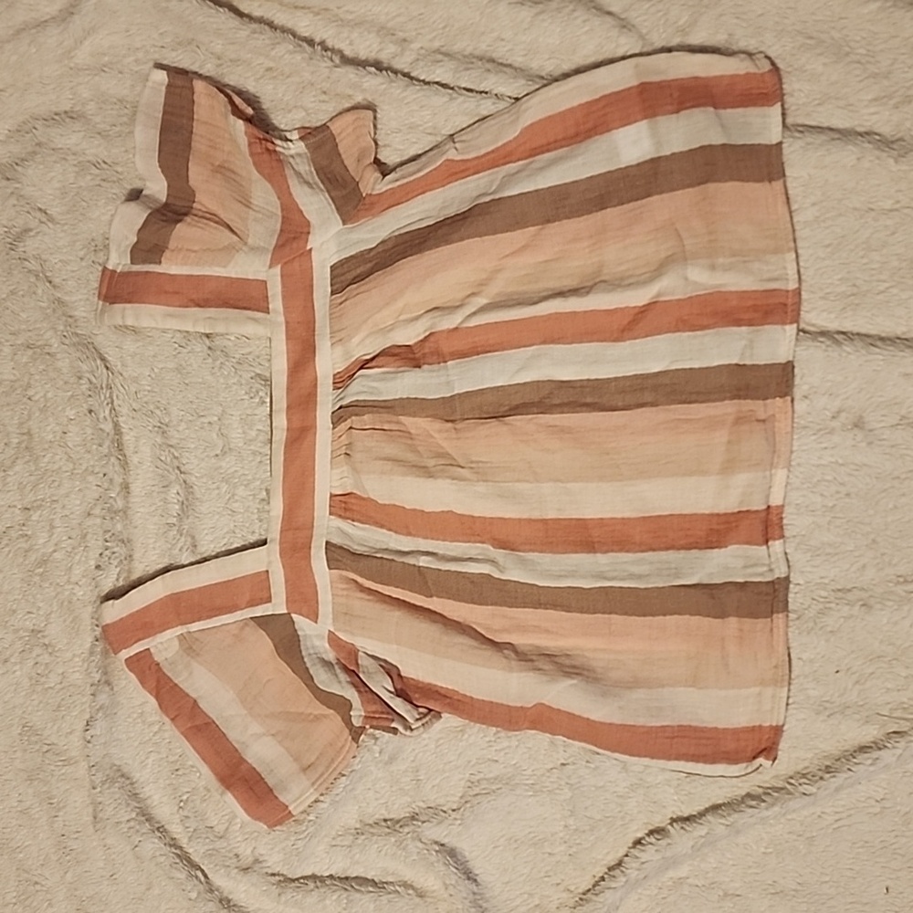 Rails Gauze Flutter Sleeve Top